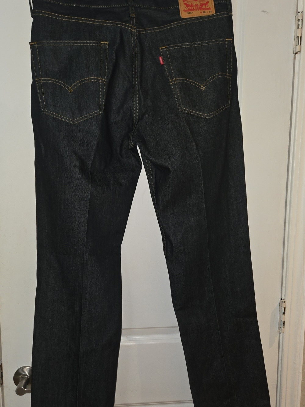 Levi's Men's Black Straight Leg Jeans